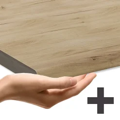 Vicco Armoires de cuisine GrisBeige 60cm , PT Chêne