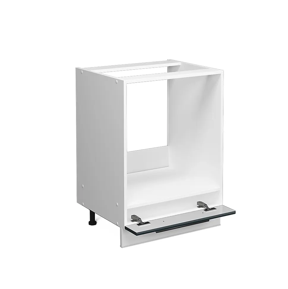 Vicco Armoires de cuisine Bleu foncé brillant 60cm , PT Chêne