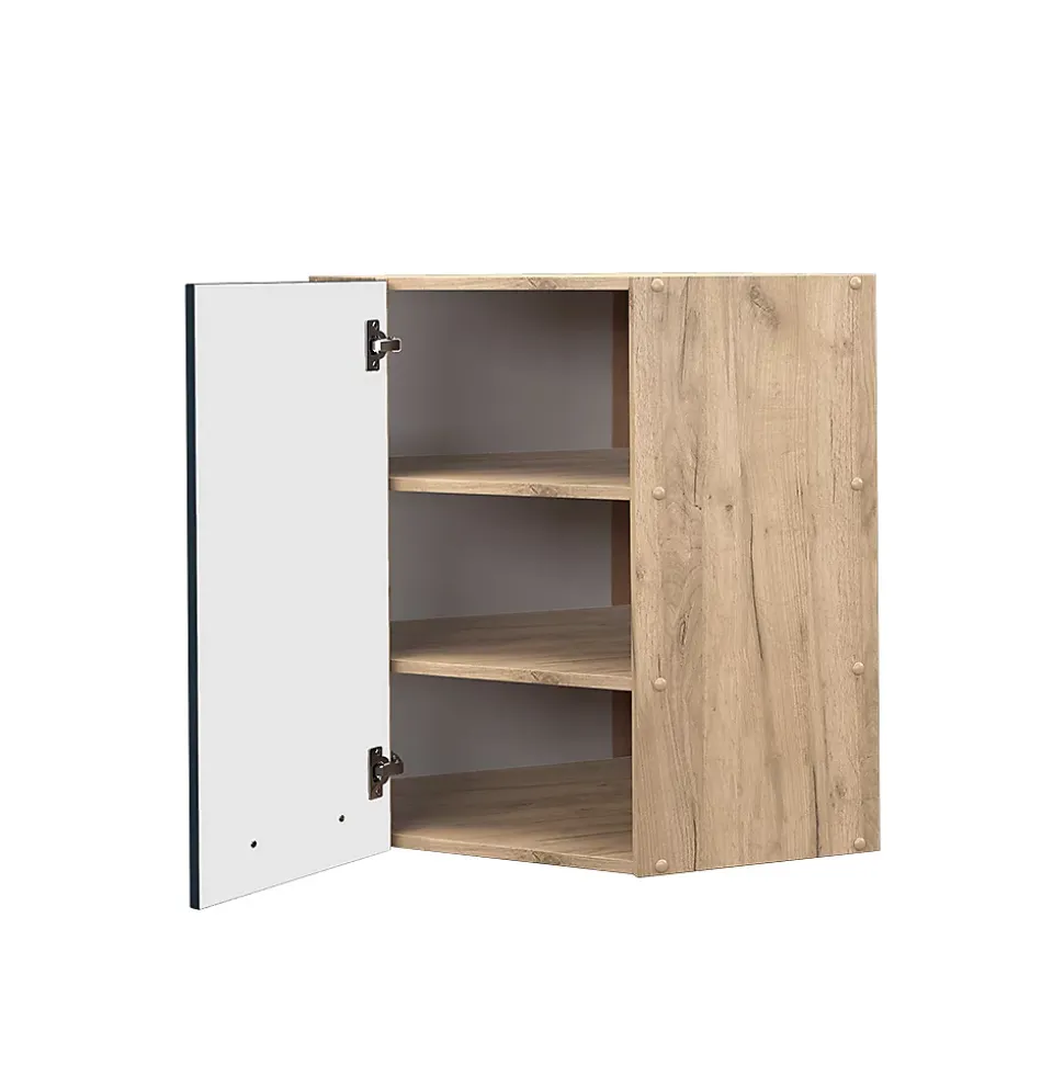 Vicco Armoires de cuisine Bleu foncé brillant 57cm