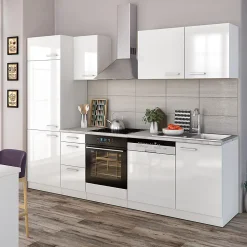 Vicco Cuisine Blanc 270cm sans PT