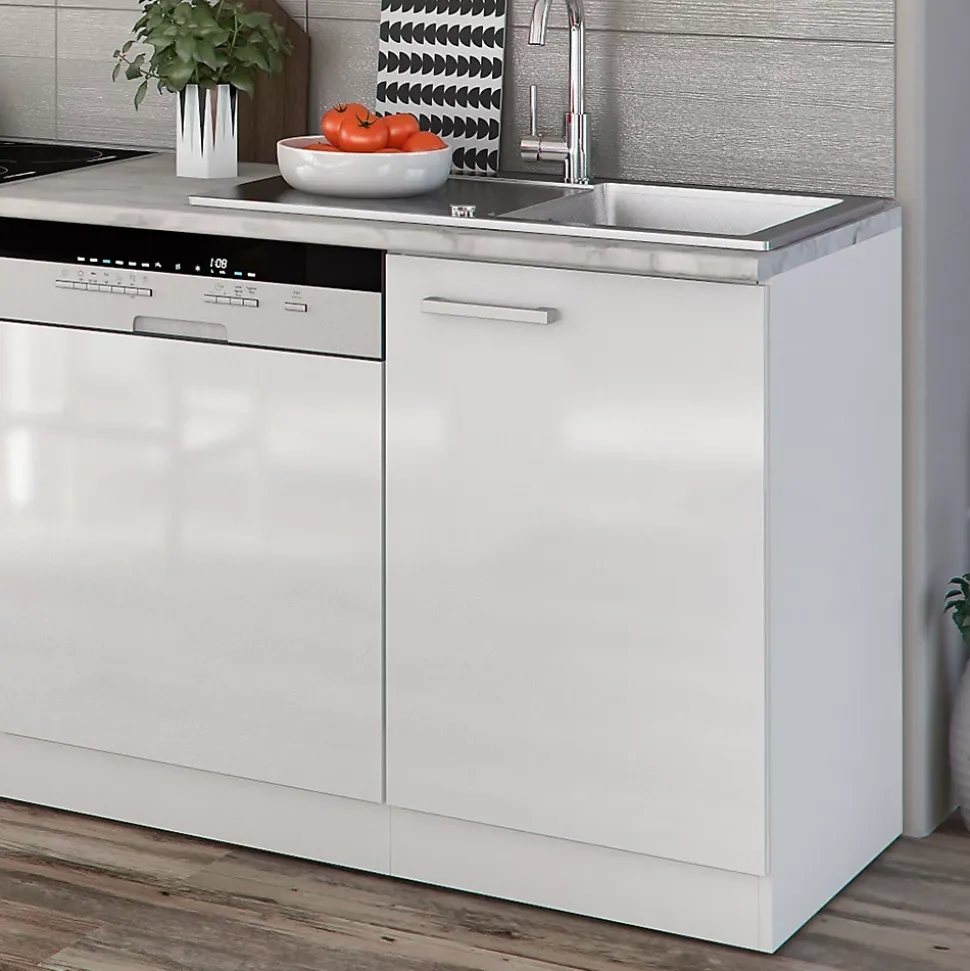Vicco Cuisine Blanc 270cm sans PT