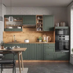 Vicco Cuisine Chêne vert et or/chêne doré 280cm , PT Chêne