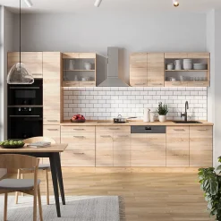 Vicco Cuisine complète Sonoma/Chêne doré 350cm , PT Chêne