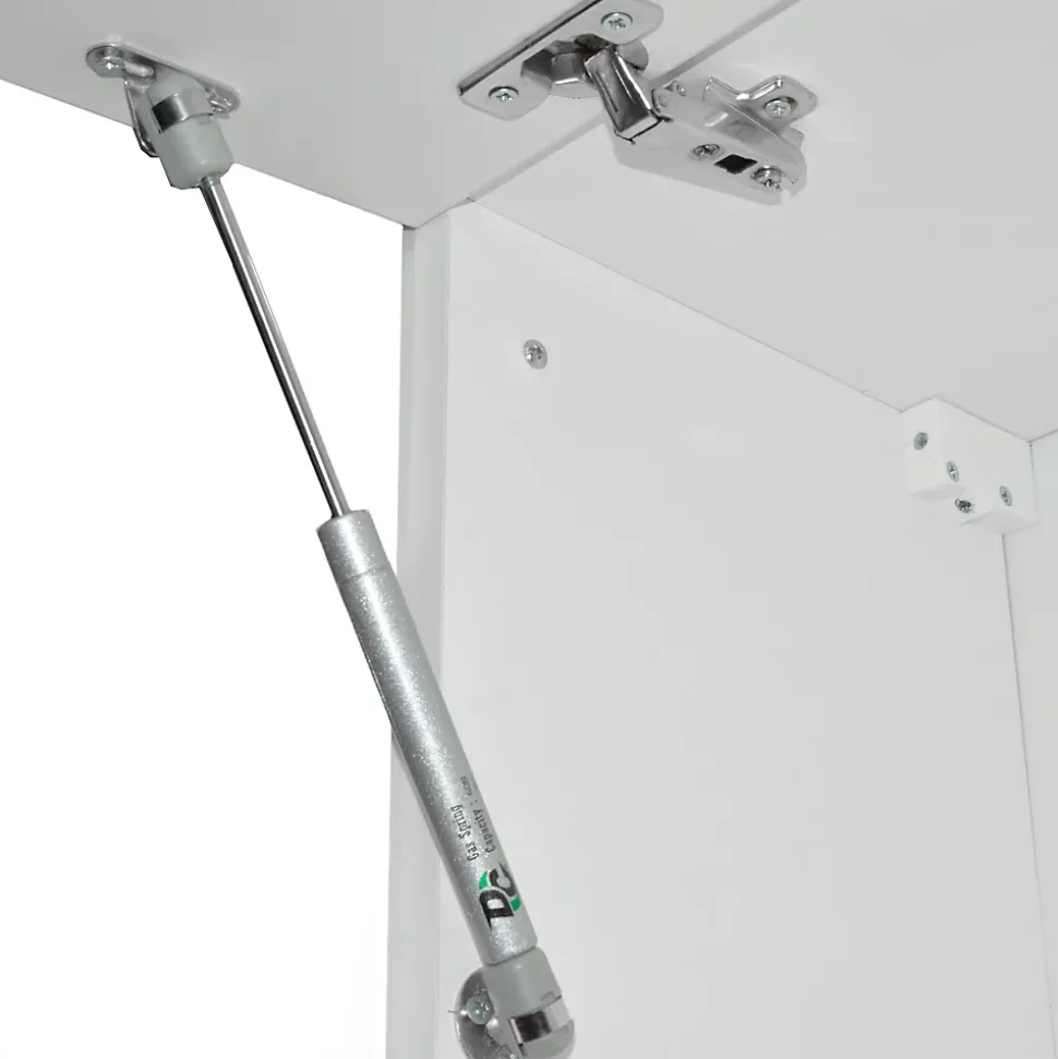 Vicco Cuisine en angle Blanc/gris noble 187x167cm , PT Marbre