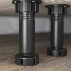 Vicco Cuisine gris noble/blanc 270cm sans PT