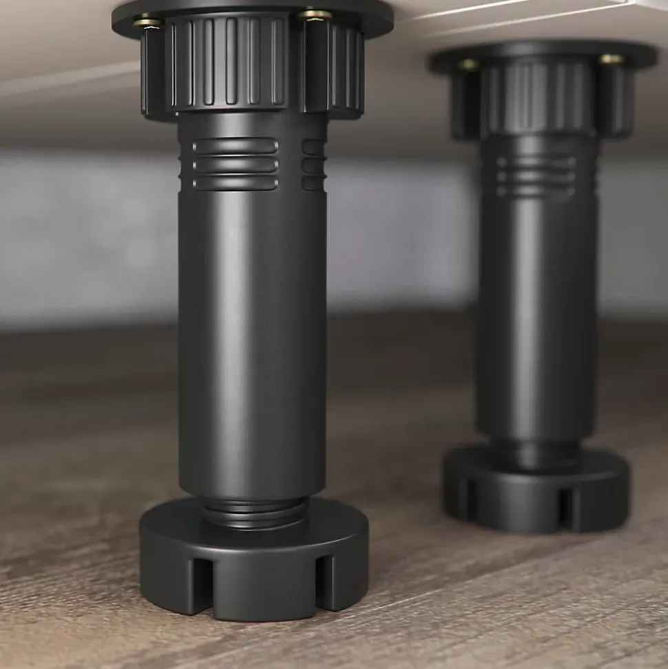 Vicco Cuisine gris noble/blanc 270cm sans PT