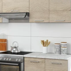 Vicco Cuisine Sonoma 240cm , PT Marbre avec bande LED