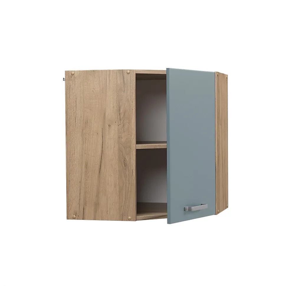 Vicco Elément haut de cuisine Bleu-gris 57cm