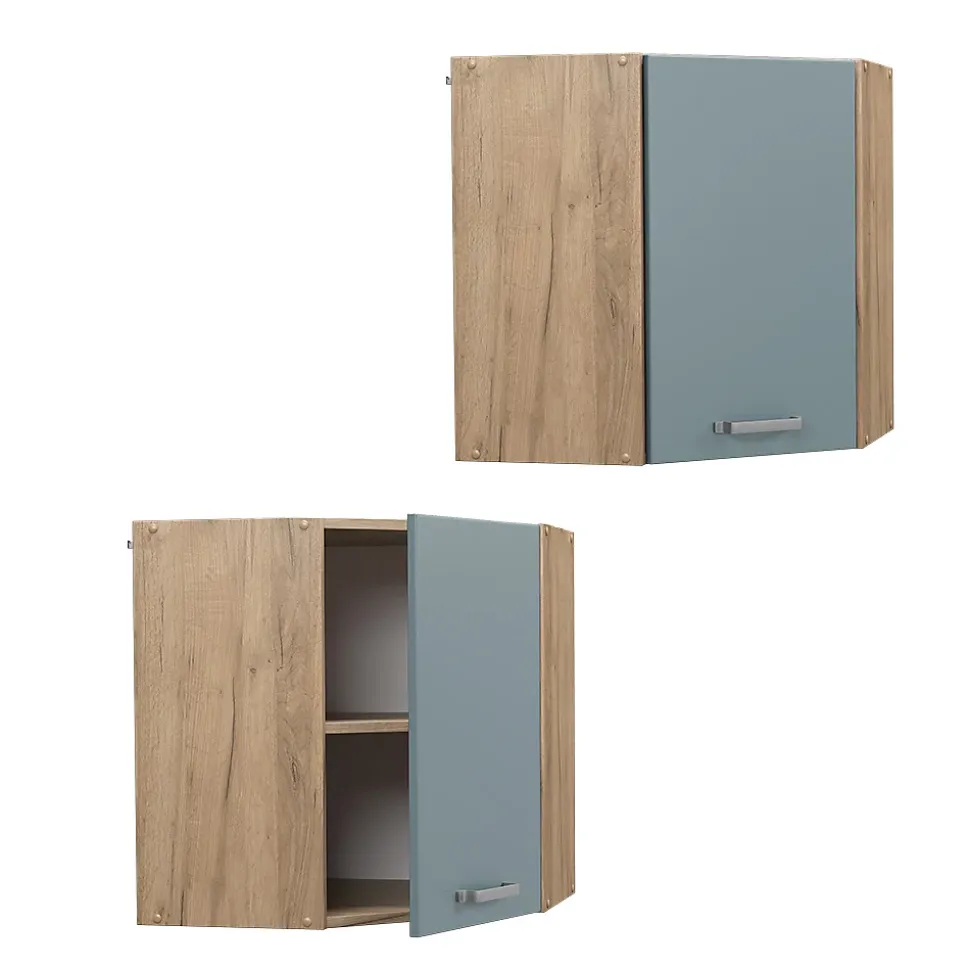 Vicco Elément haut de cuisine Bleu-gris 57cm