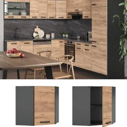 Vicco Elément haut de cuisine Chêne de force doré 57cm