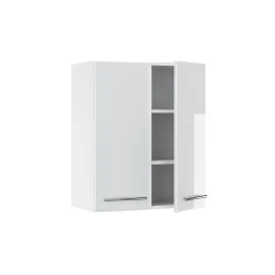 Vicco Elément haut de cuisine Blanc Haute brillance 60cm