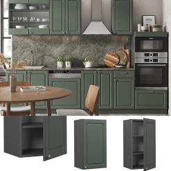 Vicco Elément haut de cuisine Vert Or Campagne 40cm