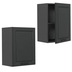 Vicco Elément haut de cuisine Anthracite campagne 45cm