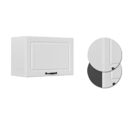 Vicco Elément haut de cuisine Blanc campagne 60cm Plat