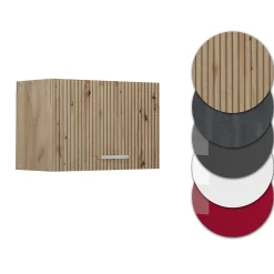 Vicco Elément haut de cuisine Chêne Artisan 60cm Plat