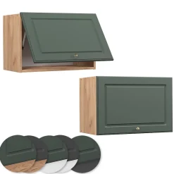 Vicco Elément haut de cuisine Vert Or Campagne 60cm Plat