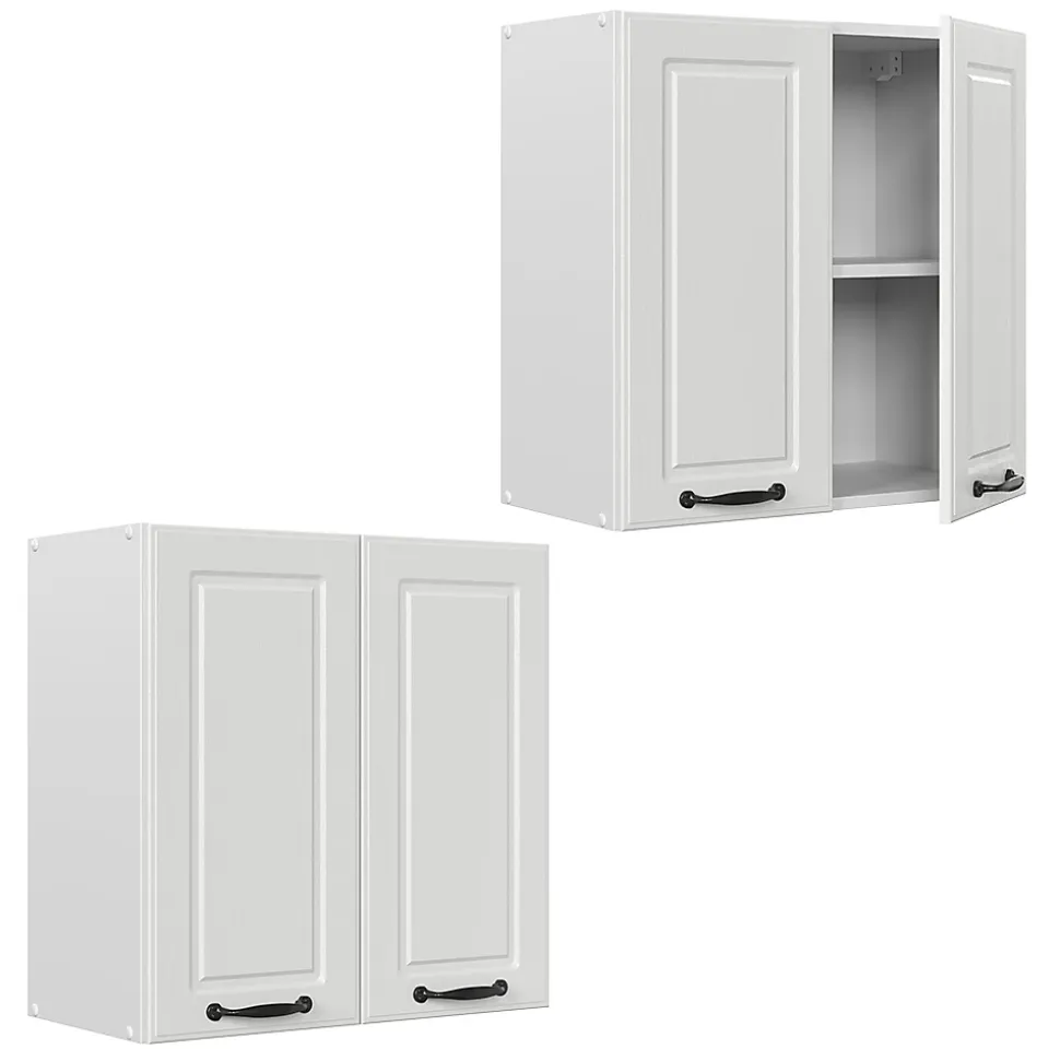 Vicco Elément haut de cuisine Blanc campagne 60cm