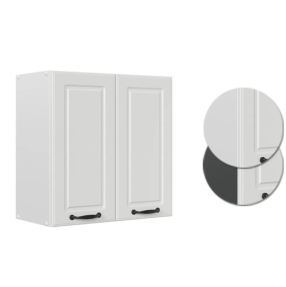 Vicco Elément haut de cuisine Blanc campagne 60cm