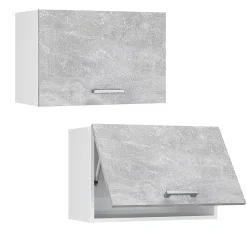 Vicco Elément haut de cuisine Béton 60cm Plat