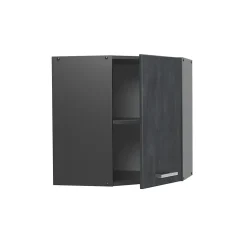 Vicco Elément haut de cuisine Béton noir 57cm