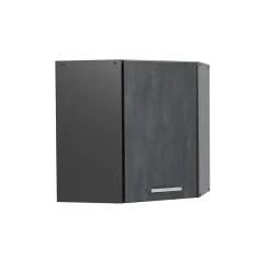 Vicco Elément haut de cuisine Béton noir 57cm