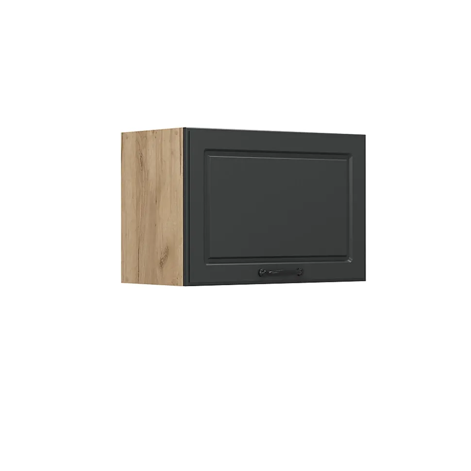 Vicco Elément haut de cuisine Anthracite campagne 60cm Plat