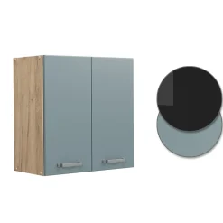 Vicco Elément haut de cuisine Bleu-gris 60cm