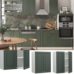 Vicco Elément haut de cuisine Vert Or Campagne 60cm