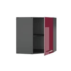 Vicco Elément haut de cuisine Rouge brillant 57cm