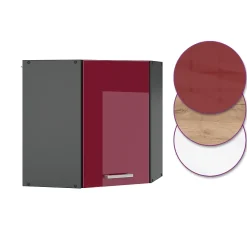 Vicco Elément haut de cuisine Rouge brillant 57cm