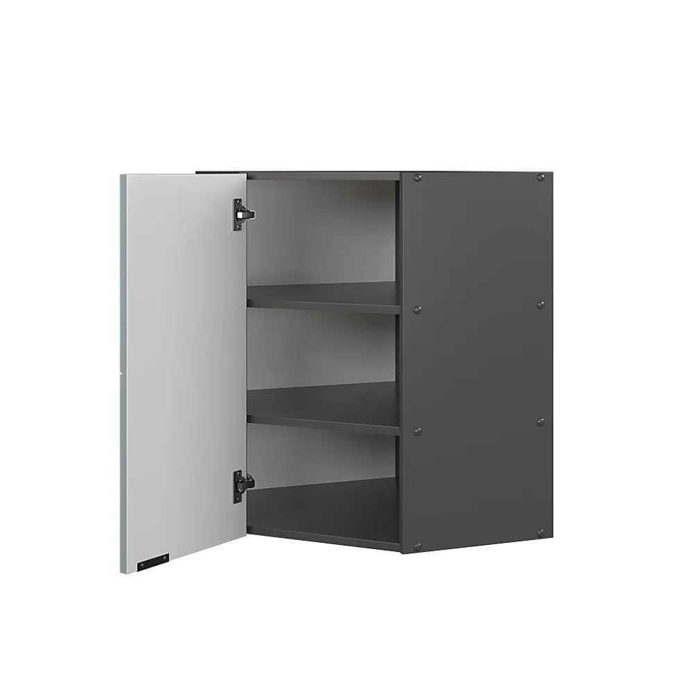 Vicco Elément haut de cuisine Bleu clair-gris 57cm