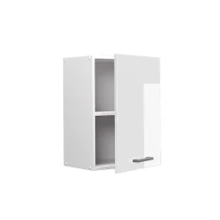 Vicco Elément haut de cuisine Blanc Haute brillance 45cm