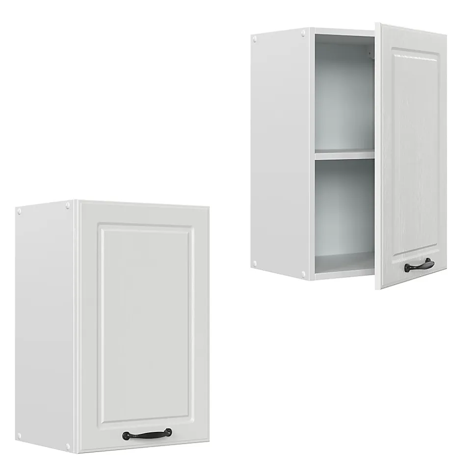 Vicco Elément haut de cuisine Blanc campagne 40cm