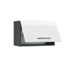 Vicco Elément haut de cuisine Blanc Haute brillance 60cm Plat