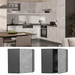 Vicco Elément haut de cuisine Béton 57cm