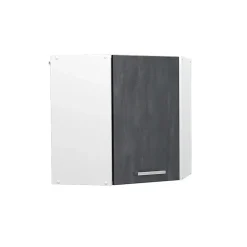 Vicco Elément haut de cuisine Béton noir 57cm