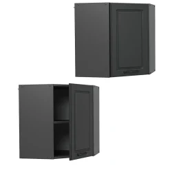 Vicco Elément haut de cuisine Anthracite campagne 57cm