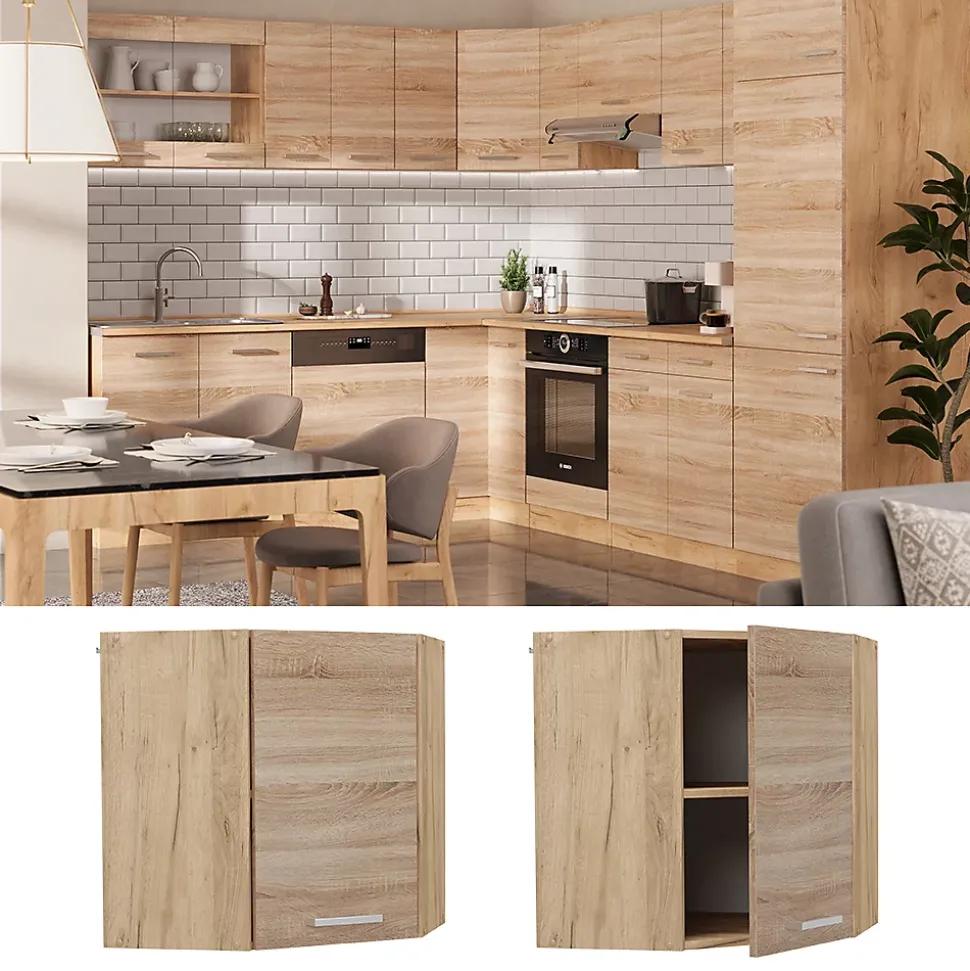 Vicco Elément haut de cuisine Sonoma 57cm