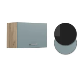 Vicco Elément haut de cuisine Bleu-gris 60cm Plat