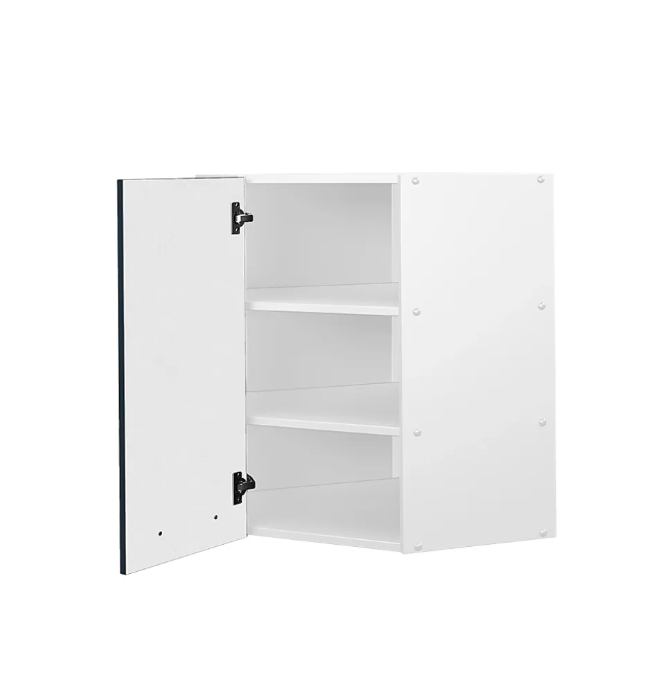 Vicco Elément haut de cuisine Bleu foncé brillant 57cm