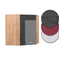 Vicco Elément haut de cuisine Anthracite Haute brillance 57cm