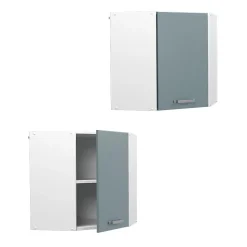 Vicco Elément haut de cuisine Bleu-gris 57cm