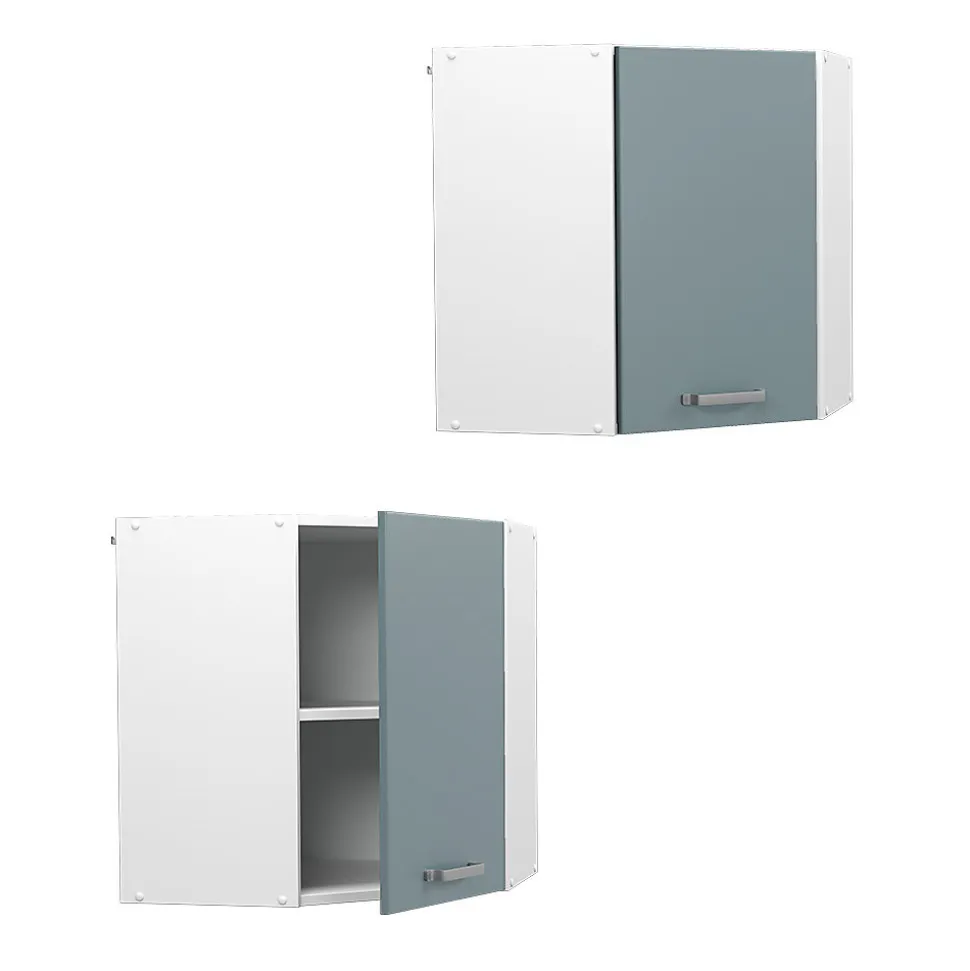 Vicco Elément haut de cuisine Bleu-gris 57cm