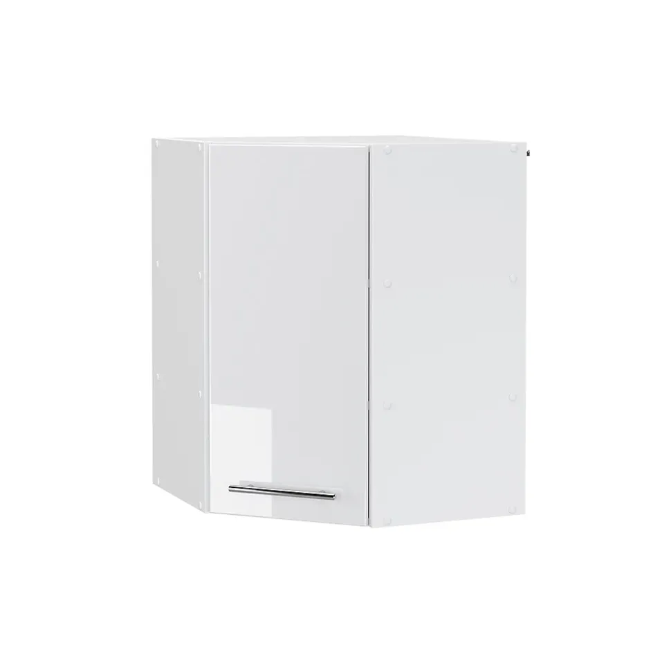 Vicco Elément haut de cuisine Blanc Haute brillance 57cm