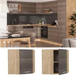 Vicco Elément haut de cuisine Gris noble 57cm