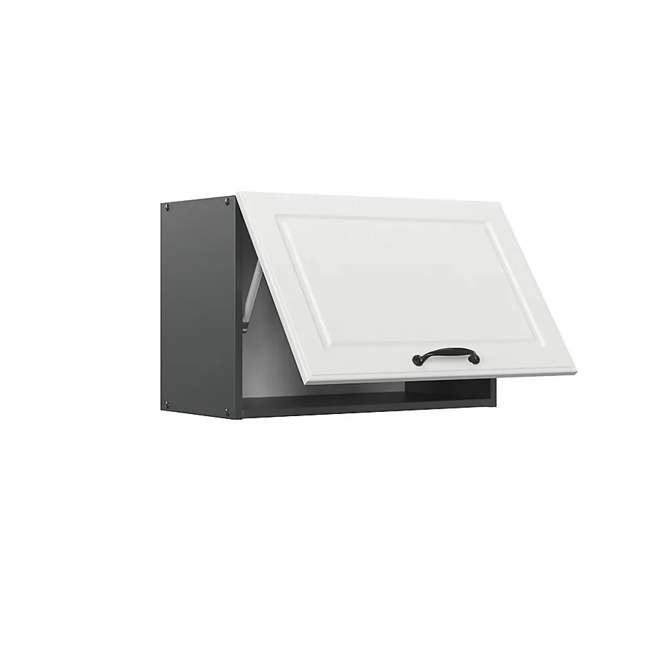 Vicco Elément haut de cuisine Blanc campagne 60cm Plat