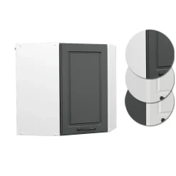 Vicco Elément haut de cuisine Anthracite campagne 57cm