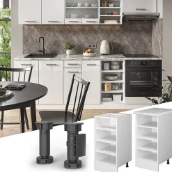 Vicco Etagère de cuisine Blanc 40cm sans PT