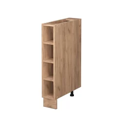 Vicco Etagère de cuisine Chêne de force doré 15cm sans PT