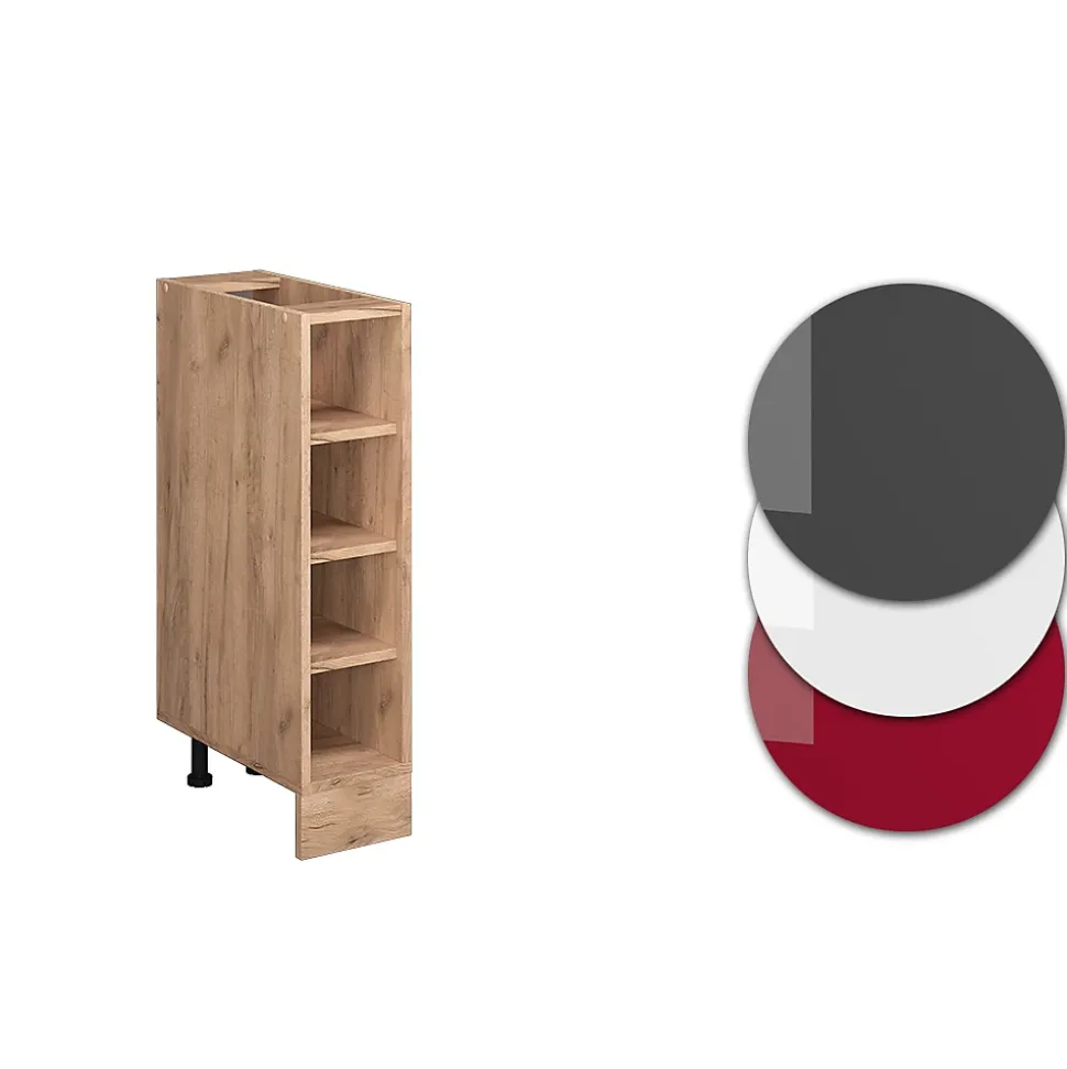 Vicco Etagère de cuisine Chêne de force doré 20cm sans PT